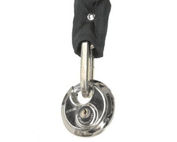 1m Chain & 90mm Moon Disc Padlock